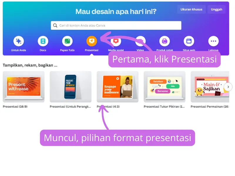 Cara Presentasi Di Canva 2
