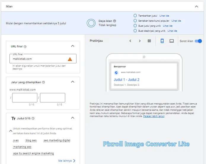 Google Ads Campaign 12